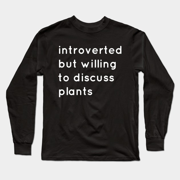 introverted Long Sleeve T-Shirt by senomala